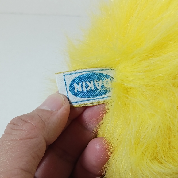 Vintage Dakin Nature Babies Plush 6” Minkys  Yellow Fluff Stuffed Animal Toy - Picture 3 of 6